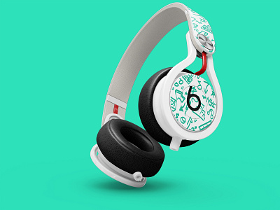 Headphones brand identity branding design headphones hip hop illustration mockup photoshop vector