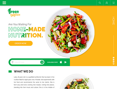 Nutrition branding ui