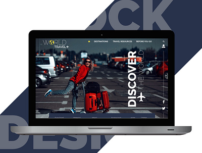 Travel Site Design Mockup