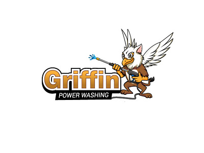 Power Wash Company Branding branding logo