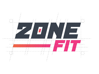 zonefit logo study branding clean design layout logo vector