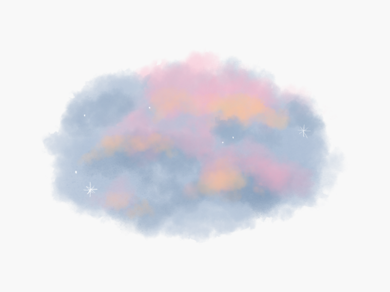 Fluffy Clouds By Sarah Stewart-Gaus On Dribbble