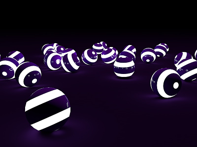 Glowing spheres