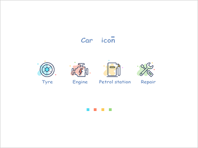 Car type icon design car type icon icon ui