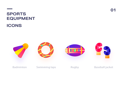 Sports Equipment Icons icon sports equipment ui