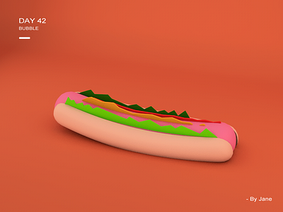 sausage c4d modeling sausage