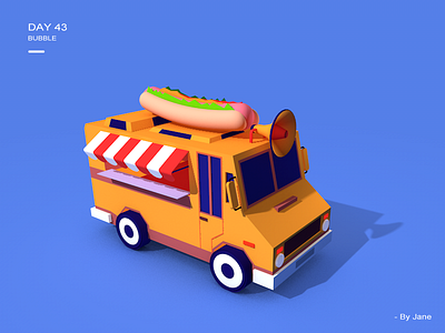 Sausage cart c4d cart sausage sausage cart