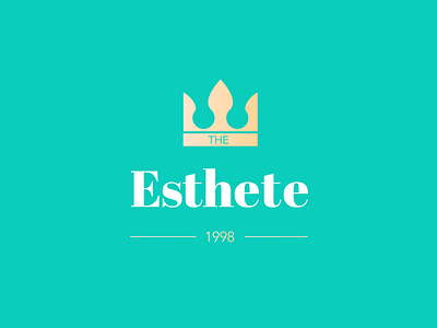 Esthete Logo Design Instagram app design brand branding clean crown design graphic design identity logo design minimal social media ui vector