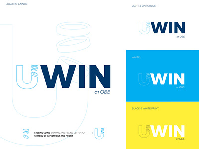 Logo Bonus Program Win blue brand branding design flat graphic graphic design icon identity logo logo design logotype typography ui vector