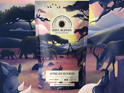 Coffee Package Design Soul Blends Africa