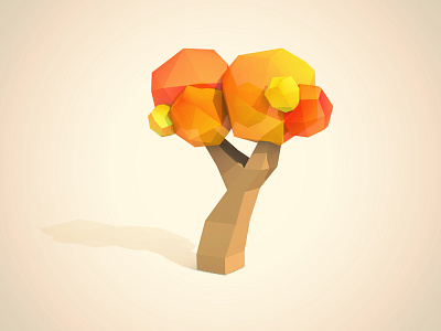 Low Poly Tree 3d chad musch cinema4d low poly tree