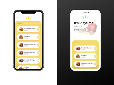 The Food App design