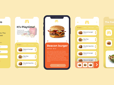 The Food App design