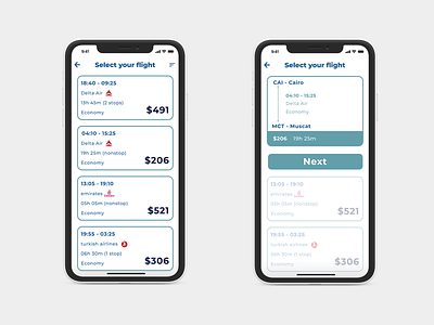 Tajwal #2 app app design blue design flight flight app flight search interface ios iphone minimal mobile mobile ui trips ui ux