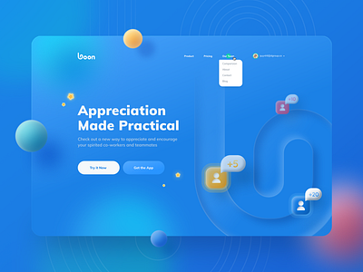 Landing Page for Boon