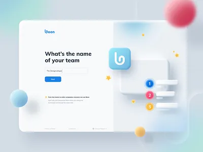 Boon - Web app Onboarding app branding design illustration ui