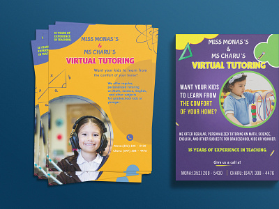 Virtual Tutorial Flyer flyer flyer design graphic design marketing photoshop