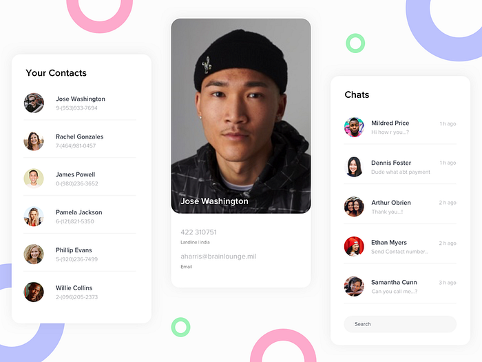 Browse thousands of Social Contact Design images for design inspiration ...