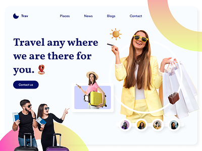 Travel website design