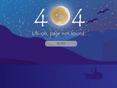 404 Error Page V1 design illustrator vector