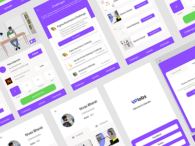 Uplabs Redesign Challenge challenge ui uiux uplabs