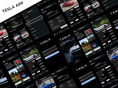 Tesla app Redesign appteslauplabs