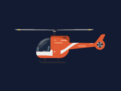Helicopter 2d animatecc animation design illustration