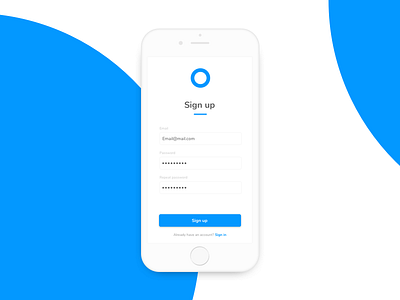 Sign up app beginning clean dailyui design invite sign up signup simple start ui