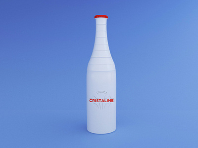 Cristaline 3d brand branding modelisation sketchup vray