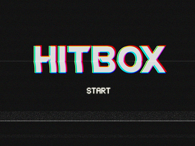 HitBox logo #3 adobe illustrator adobe photoshop agency branding black and white branding business card design design graphic design icon illustration logo logotype design media logo poster rainbow studio team logo type typography vector