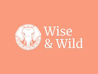 Wise & Wild's logo adobe photoshop branding clothing clothing brand design graphic design graphicdesigner icon illustration logo logotype design media logo skin type typography vector wild wise