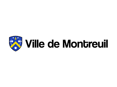 Montreuil City's logo. admin blazon branding city france graphic designer illustration logo metropole montreuil paris redesign redesign concept town typography