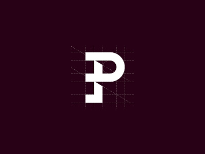 EP monogram branding brandmark cut design dribbbleshot grid grid logo icon identity design logo logodesign logodesigner logomark monogram symbol typeface vector