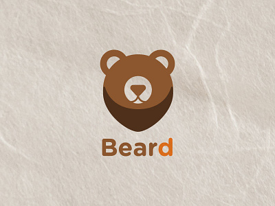 Beard adobe adobe ilustrator bear beard creative desiginspiration dribbbleshot logodesigner texture thursday