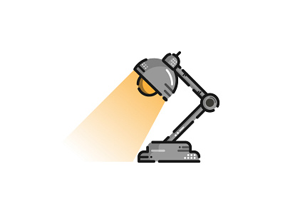 Table Lamp (11/30) adobe illustrator design dribbbleshot flatdesign icon logodesigner mbestyle symbol vector