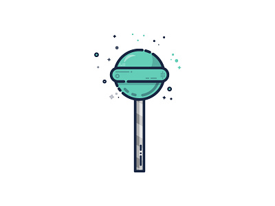 Lollipop (25/30) adobe illustrator candy dribbbleshot flatdesign icon illustration logodesigner lollipop vector