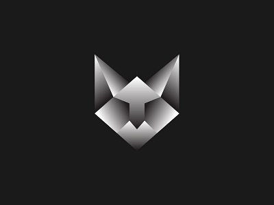 Lynx adobe illustrator blackandwhite cat design dribbbleshot gradient icon logo logodesign logodesigner symbol vector wildcat