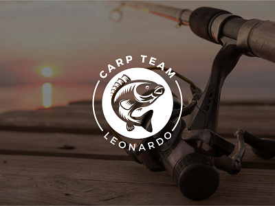 Fishing logo adobe illustrator branding brandmark carp dribbbleshot fish fishing icon logo logodesigner symbol vector