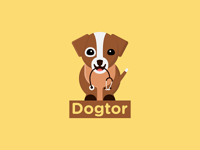 Dogtor adobe illustrator design dog illustration dribbbleshot flatdesign icon illustration illustrations logodesigner symbol vector vector illustration