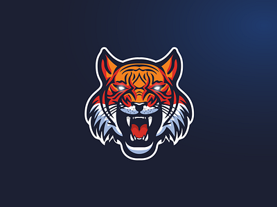Tiger E-Sport Logo branding design dynamic dynamic logo esport esportlogo esports gaming gradient icon illustration logo logos mascot mascot logo purple sport tiger tigers vector