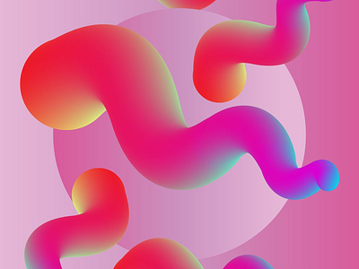 Gradient worms baugasm design dribbble gradient instagram playoffs popular poster everyday posters