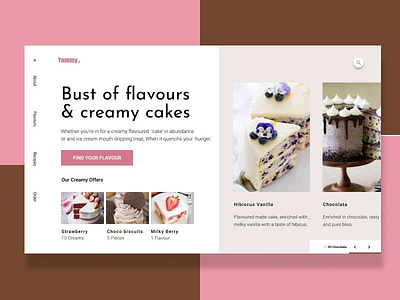 Cake Product Card baugasm cakes classical figma graphicdesignui product card project ui uxdesign website