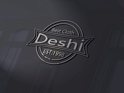 Deshi logo 3d logo creative logo flat logo logo professional logo unique logo vintage logo
