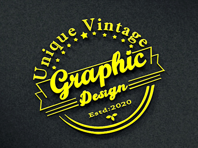 retro vintage logo