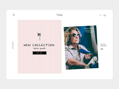 Concept bag battle netrix shop ui ux webdesign