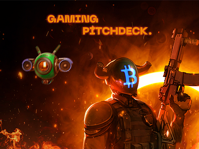 Gaming Pitchdeck | NFT Shooting Based Game graphic design manipulation pitchdeck powerpoint