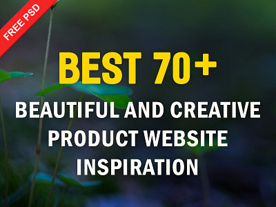 70+ Creative Product Website Designs Inspiration