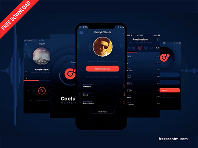 Music App Promo Presentation – Free After Effects Templates