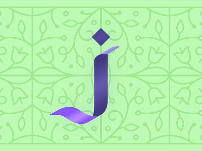 36 Days of Type / J 36daysoftype10 challenge elf fantasy graphic design green lettering magic pattern potion purple studio type typography typography poster vector vines werock