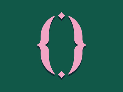 36 Days of Type / 0 0 36days zero 36daysoftype contrast graphic design green lettering lettering art lettering challenge logo number pink serif star type typography vector zero